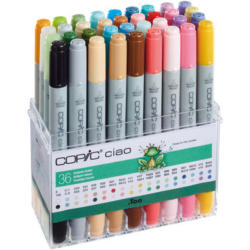 COPIC Marker Ciao 22075436 36 pcs. Set shiny colours