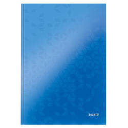 LEITZ Notizbuch WOW A4 46261036 kariert, 90g blau