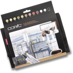 COPIC Marker Classic 20075731 Wallet Architektur, 12 Stück