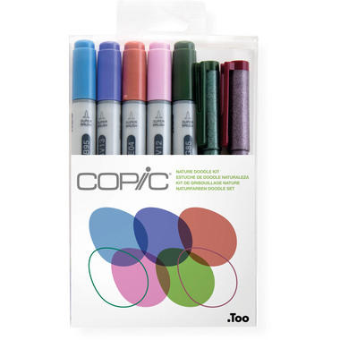 COPIC Marker Ciao 22075672 Nature Doodle kit, 7 Stück