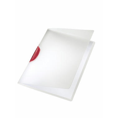 LEITZ Color Clip rot A4 41750025 transparent