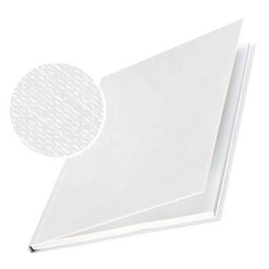 LEITZ Couverture p. reliures HC A4 73900001 blanc, 3.5mm, lin 10 pièces