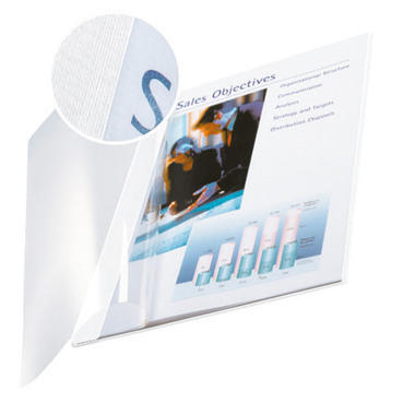 LEITZ Soft Cover impressBind A4 7414-00-01 weiss 10 Stück
