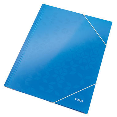LEITZ Pochettes à élastique WOW A4 39820036 bleu