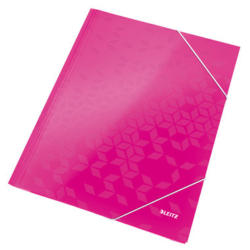 LEITZ Cartellina con elastico WOW A4 39820023 pink