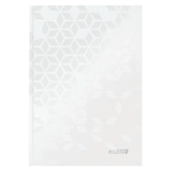 LEITZ Carnet WOW A5 46281001 quadril., 90g blanc perlé