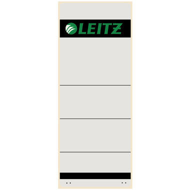 LEITZ Etichette, grigio, rigato 1647-00-85 adesivo 61x157mm 10 pezzi