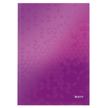LEITZ Notizbuch WOW A4 46251062 liniert, 90g violett