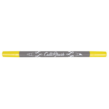ONLINE Callibrush Pen Double Tip 2mm 19053/6 Fluo Yellow