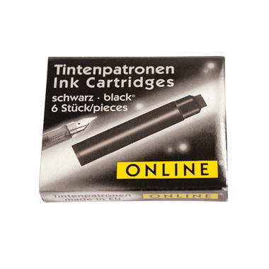ONLINE Tintenpatronen Standard 17022/12 black 6 Stück
