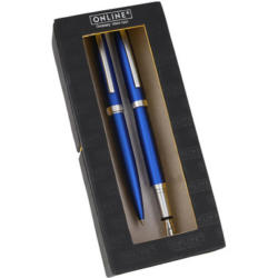 ONLINE Set cadeaux Eleganza 34648 satin blue, deco box
