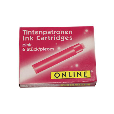 ONLINE Cart. Inchiostro Standard 17229/12 Pink 6 pezzi