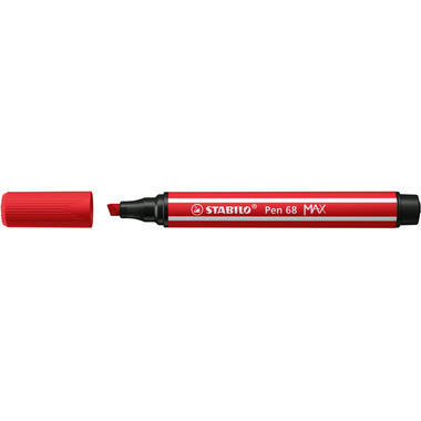 STABILO Fasermaler Pen 68 MAX 2+5mm 768/48 karminrot