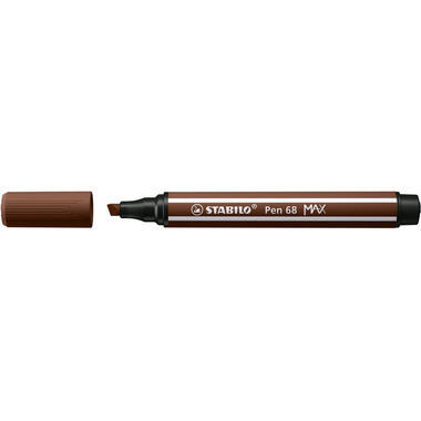 STABILO Fasermaler Pen 68 MAX 2+5mm 768/45 braun