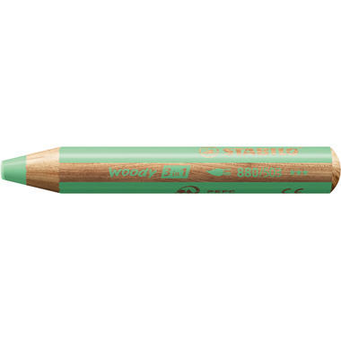 STABILO Crayon couleur Woody 3 in 1 880/503 vert pastel