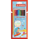 Die Post | La Poste | La Posta STABILO aquacolor Farb. Kids Design 16126 Etui, Farben ass. 12 Stück