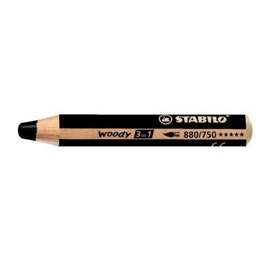 STABILO Crayon couleur Woody 3 in 1 880/750 noir