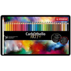 STABILO CarbOthello Cray. fusain past. 1436-6 36 couleurs