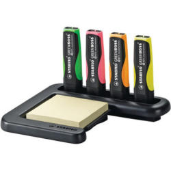 STABILO Textmarker GREEN BOSS 2-5mm 6070/04 4-couleurs