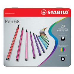 STABILO Penna Fibre 68 1mm 6820-6 20 colori