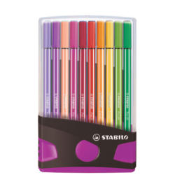 STABILO Penna Fibre Pen 68 6820-04-03 20 pezzi ass. ColorParade
