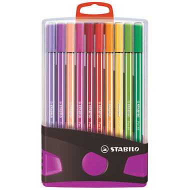 STABILO Penna Fibre Pen 68 6820-031-03 20 pezzi ass. ColorParade