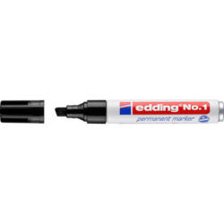 EDDING Permanent Marker No. 1 1-5mm 1-1 noir