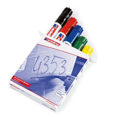 EDDING Permanent Marker 800 4-12mm 800-99 5 couleurs