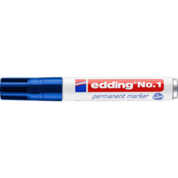 EDDING Permanent Marker No. 1 1-5mm 1-3 bleu