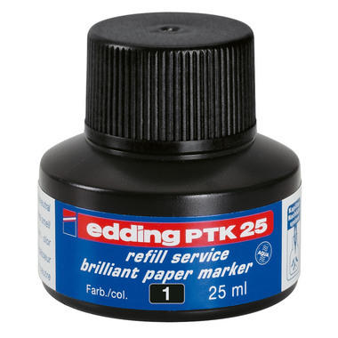 EDDING Encre 25ml PTK-25-1 noir