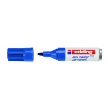 EDDING Mini Marker permanent 1,5-3mm 0-3 bleu
