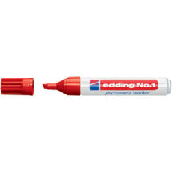 EDDING Permanent Marker No. 1 1-5mm 1-2 rouge