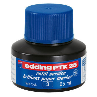 EDDING Encre 25ml PTK-25-3 bleu