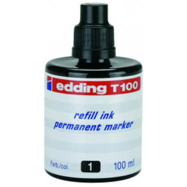 EDDING Tinte 100ml T-100-1 schwarz
