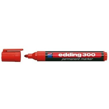 EDDING Permanent Marker 300 1,5-3mm 300-2 rot