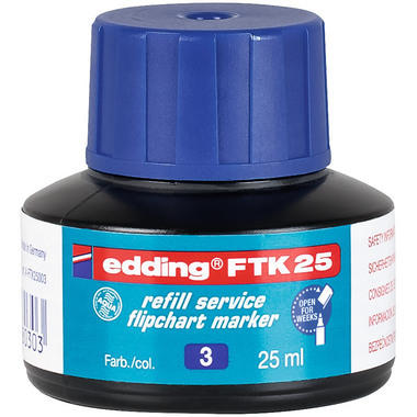 EDDING Nachfülltusche FTK25 25ml FTK-25-003 blau