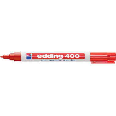 EDDING Marqueur permanent 400 -1mm 400-2 rouge