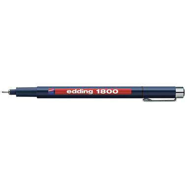EDDING Profipen 1800 0.10-0.25mm 1800-1-01 nero