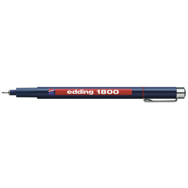 EDDING Profipen 1800 0.10-0.25mm 1800-2-01 rosso