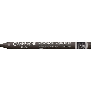 CARAN D'ACHE Crayons de cire Neocolor II 7500.407 sepia