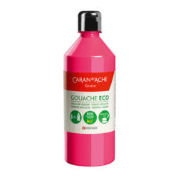CARAN D'ACHE Colore opaco Gouache Eco 500ml 2371.090 pink fluo liquido