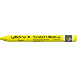 CARAN D'ACHE Crayons de cire Neocolor II 7500.240 jaune-citron