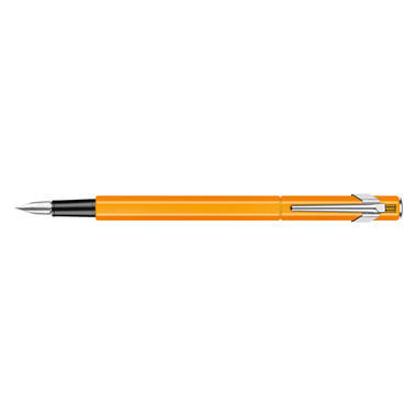 CARAN D'ACHE Penna stilografica 849 F 841.030 arancione fluo, laccato