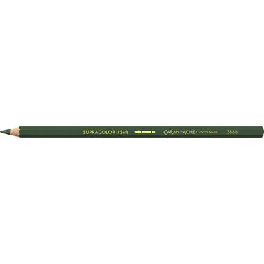CARAN D'ACHE Crayon coul. Supracolor 3,8mm 3888.019 olive noir