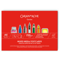 CARAN D'ACHE Tappetino per cartoline A6 454.112 12 fogli 250g/m2