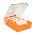 Die Post | La Poste | La Posta BIELLA Karteikartenbox Bunny Box A8 20885135U orange 195x100x62mm