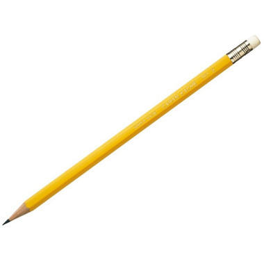 CARAN D'ACHE Bleistift HB 351.272 gelb, mit Gummi