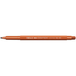 CARAN D'ACHE Penna fibra Fibralo 185.065 rosso/marrone