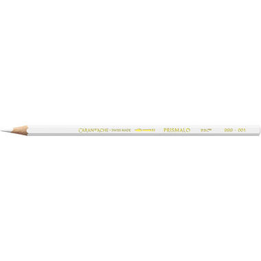 CARAN D'ACHE Crayon de couleur Prismalo 3mm 999.001 blanc