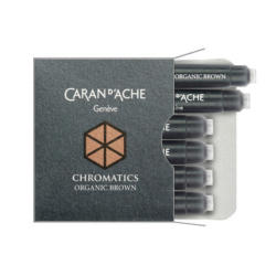 CARAN D'ACHE Tintenpatrone 8021.049 Organic Brown 6 Stück